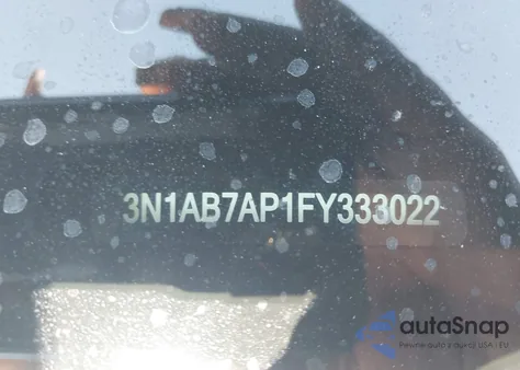 2015 Nissan Sentra Sv z USA, uszkodzony, nr VIN 3N1AB7AP1FY333022